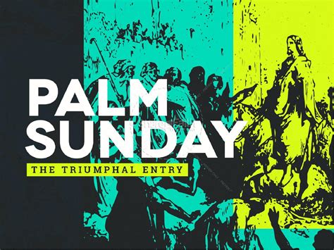 Palm Sunday Triumphal Entry Powerpoint Clover Media
