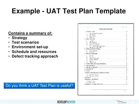Examples of test cases are User Acceptance Testing Feedback Report Template (1