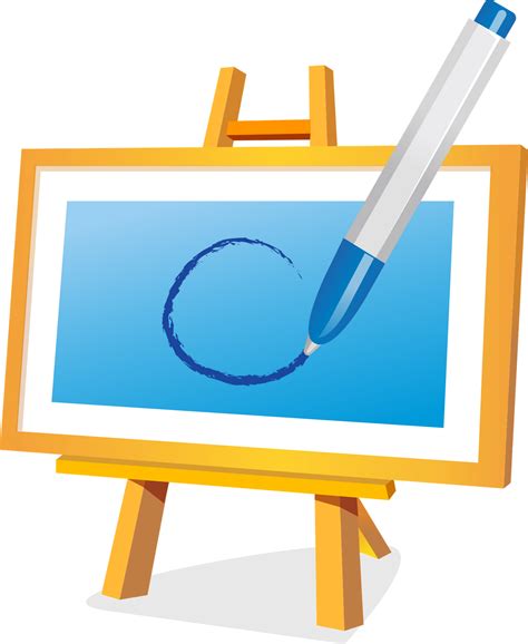 Download Png Transparent Library Paint Easel Clipart Painting Icon
