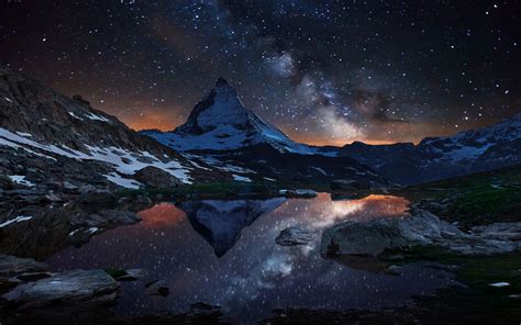 Matterhorn Magical Reflections Hd Wallpaper 2560x1600