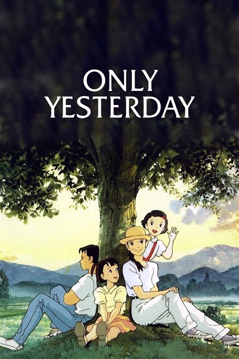 Only Yesterday 1991 Posters — The Movie Database Tmdb