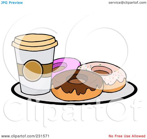 Top free images & vectors for coffee and donuts clipart free in png, vector, file, black and white, logo, clipart, cartoon and transparent. Royalty-Free (RF) Clipart Illustration of a Cup Of Coffee ...