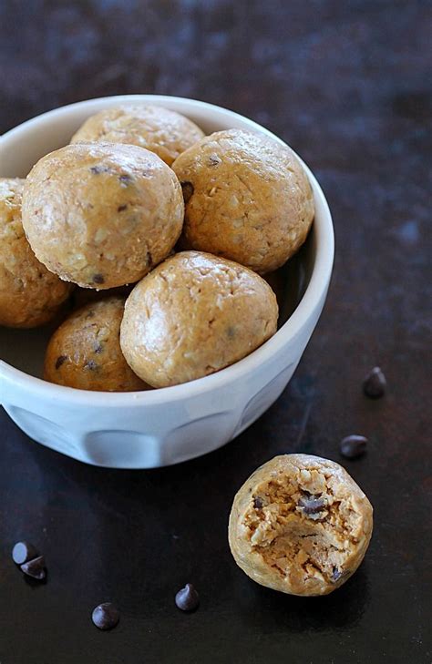 Protein Balls Filled With Peanut Butter Protein Powder And Oats Make The Most Healthy