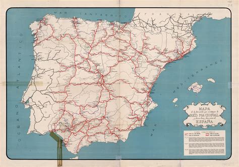 Mapa Vias Ferroviarias España Mapa Fisico