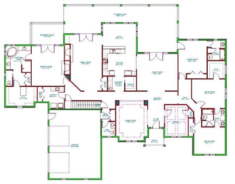 53 6 Bedroom Ranch House Plans