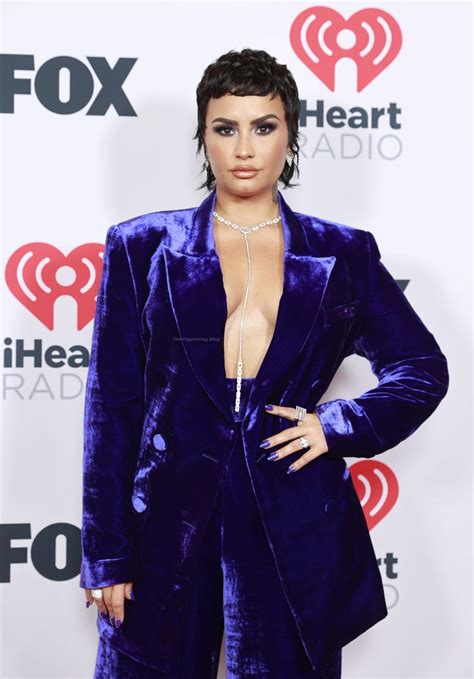 Demi Lovato Shows Off Nice Cleavage At The 2021 Iheartradio Music Awards 53 Photos