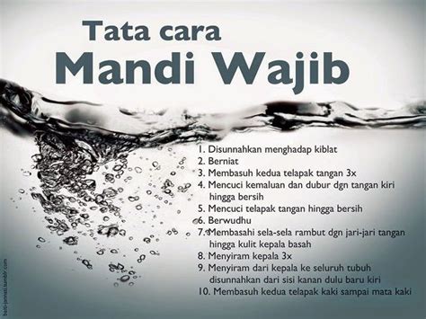 Spread the message, share the reward. 10 CARA MANDI WAJIB YANG BETUL DAN SEMPURNA.Mandi wajib ...