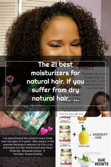 The 21 Best Moisturizers For Natural Hair If You Suffer From Dry