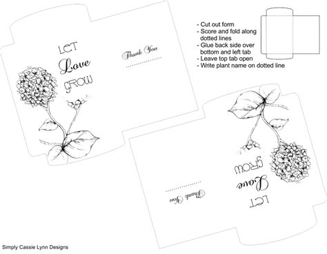 Simply Cassie Lynn Designs Free Let Love Grow Printable Seed Packets