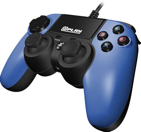 Play Wired Ps4 Controller Blue Eb Games New Zealand