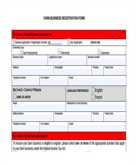 FREE 10+ Farmer Registration Forms in PDF | MS Word