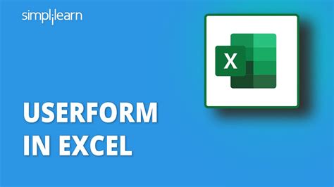 Userform In Excel Excel Userforms For Beginners How To Use Userform