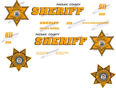 143 King County Washington Sheriffs Department Jns Decals