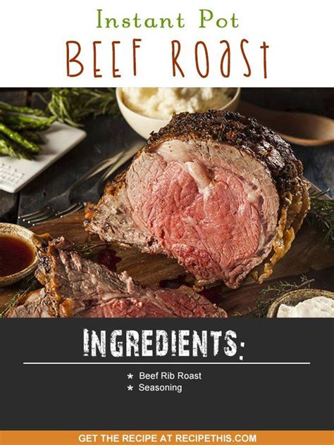 Whole baby potatoes, carrots, and fresh herbs come together to make the perfect pressure cooker chuck roast! 93 best Insta pot images on Pinterest | Crockpot, Crock ...