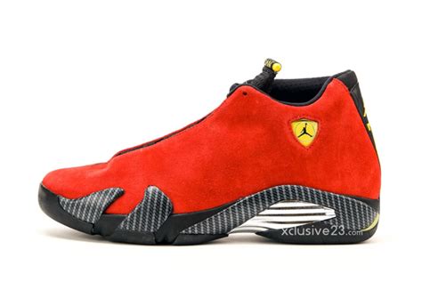 #ferrari 14 #ferrari #jordan 14 #air jordans #air jordan 14 #retro 14 #jordan retro #kicks #kotd #kicksonfire #kicksonfeet #all red everything #classy #urban #urban fashion #fashion #beentrill #new kicks #joggers #ferraris #rare #rare kicks #flight club #virgil abloh #kanye west. AIR Jordan 14 - Red Suede Ferrari | sneakerb0b RELEASES