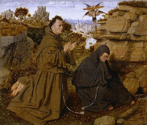 Saint Francis Of Assisi Receiving The Stigmata Attributed Jan Van Eyck