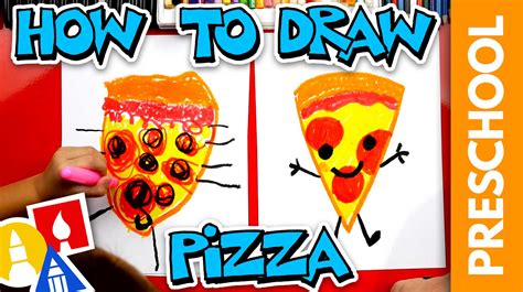 How To Draw Pizza Preschool Art For Kids Hub Art For Kids Hub