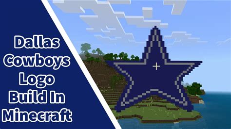 Dallas Cowboys Logo Build In Minecraft Youtube