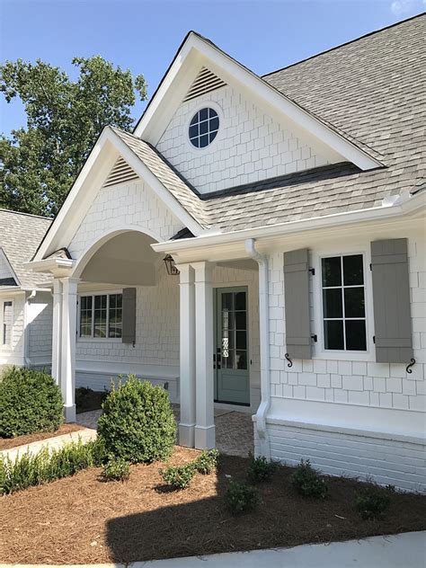 Best Exterior Gray Paint Color Sherwin Williams Alabaster Sw 7008