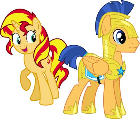 Request Sunset Shimmer And Flash Sentry By Givralix On Deviantart