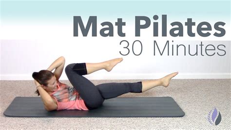 30 Minute Mat Pilates Workout Youtube