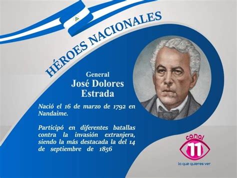 Héroes Nacionales José Dolores Estrada Héroes Nacionales José Dolores Estrada