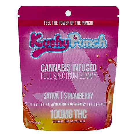 Exclusive Gummies Kushy Punch Sativa 100mg