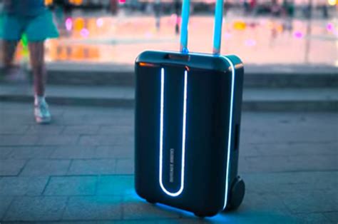 Robot Suitcase Moves Itself Along Behind You This Is How