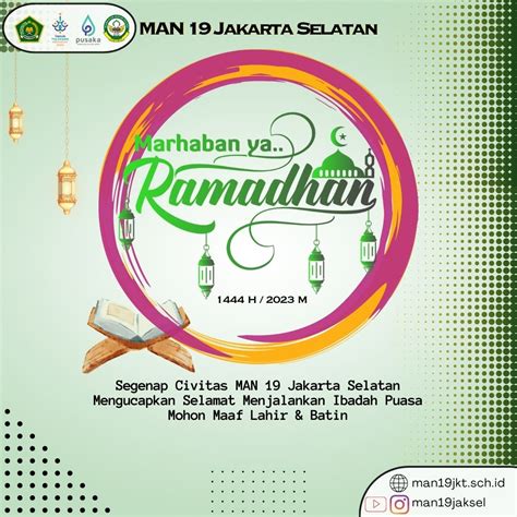 Marhaban Ya Ramadhan 1444 H Man 19 Jakarta Selatan