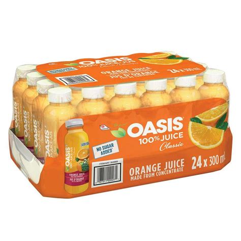 Oasis Orange Juice 24 X 300 Ml Deliver Grocery Online Dg 9354