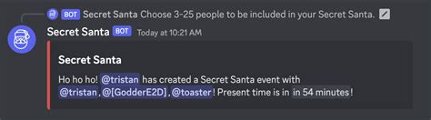 Add Secret Santa Discord Bot The 1 Discord Bot List
