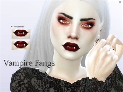Sims 4 Vampire Fangs Cc