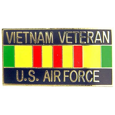 Us Air Force Vietnam Veteran Ribbon Pin 1