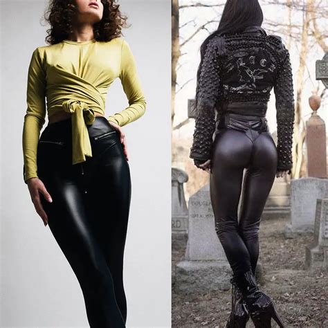 buy brand new arrival sexy women high waisted pu leather zipper pants ladies