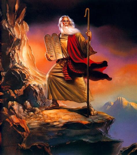 Moses And The Ten Commandments Yahoo Search Results Biblical Art