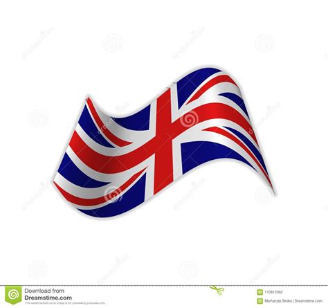 The Uk Flag Stock Vector Illustration Of Ensign Icon 110812362