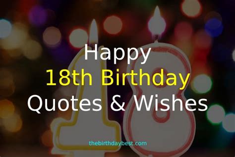 100 Happy 18th Birthday Quotes And Wishes Of 2021