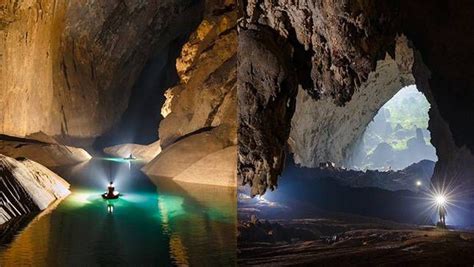 In Worlds Largest Cave Spelunkers Look Like Tiny Figurines