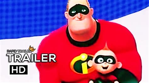 Incredibles 2 New Clips Trailer 2018 Disney Animated Superhero