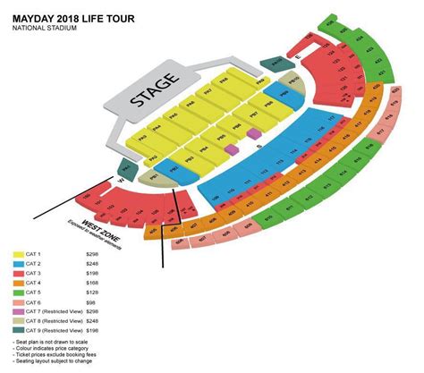 Singapore National Stadium Seating Plan