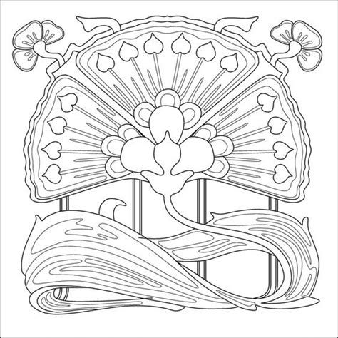 20 Free Printable Art Deco Patterns Coloring Pages For Adults