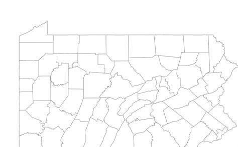 Pennsylvania County Map With County Names Free Download
