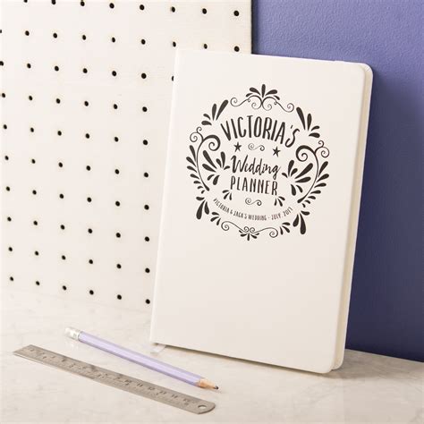 Personalised Wedding Planner Notebook