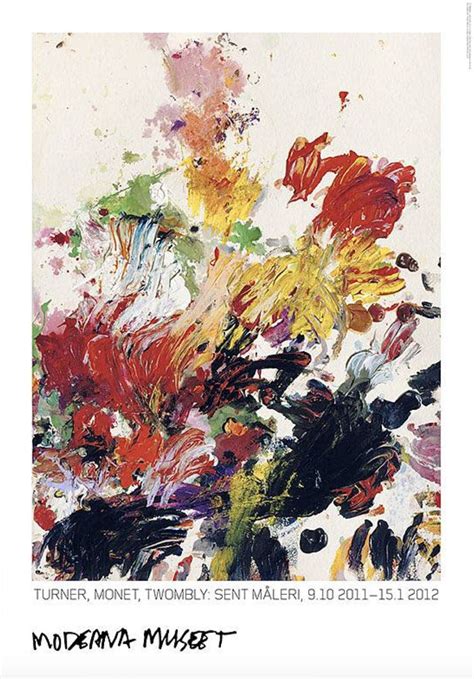 Cy Twombly Exhibition Poster Museum Poster Contemporary Abstract Art Original Print