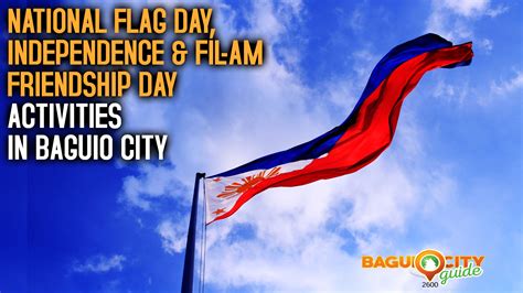 Is today national friendship day. National Flag Days starts today, Independence & Fil-Am ...