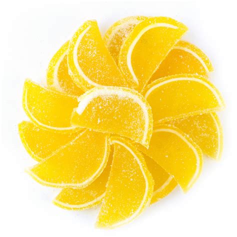Passover Lemon Jelly Fruit Slices • Passover Marshmallows Gummy