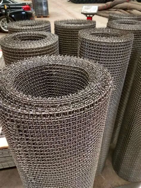 Stainless Steel Crimped Mine Screen Wire Meshstainless Steel Woven