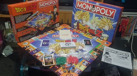 Unboxing Dragon Ball Z Monopoly Plus Qanda Youtube