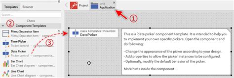 Creating Components From Templates Date Picker