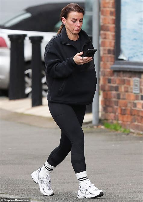 Coleen Rooney Is Glued To Her Phone As She Keeps Busy While Wayne Spends Time Trends Now